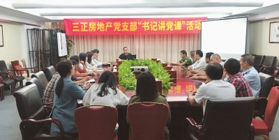 陳文發(fā)書記為全體黨員講了一堂生動(dòng)的黨課。.jpg